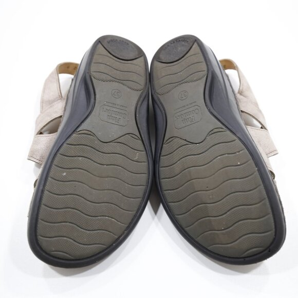 Finn Comfort Jalta Tan Leather Flat Adjustable Slingback Sandals - 6/EU 37 - Picture 7 of 7